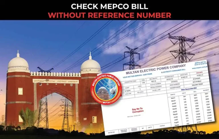 How to Check MEPCO Bill Without Reference Number? 