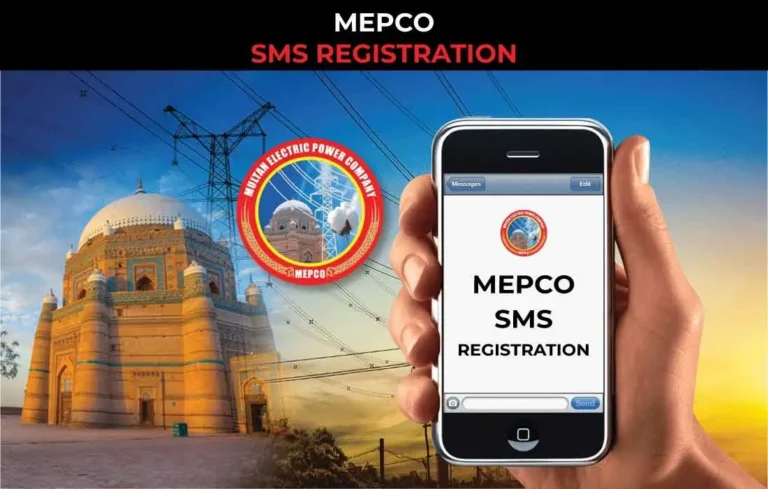 MEPCO Bill SMS Registration Guide 2023