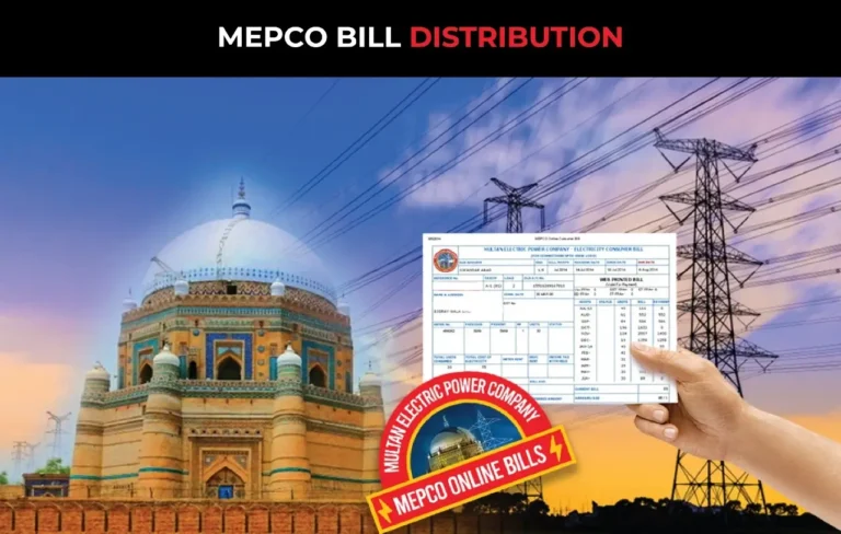 MEPCO Distribution Areas for Electricity Supply and Management