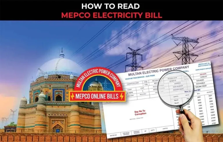 How to Read Your MEPCO Electricity Bill 2023? Complete Guide