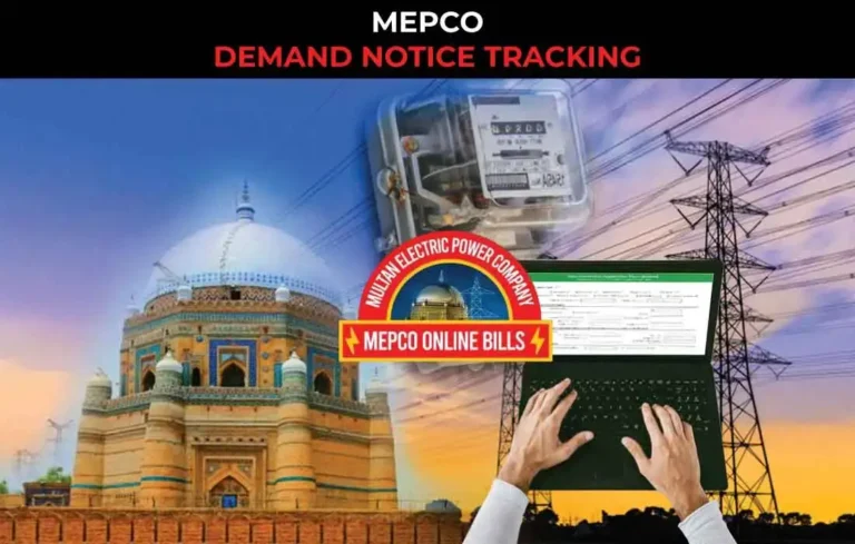 MEPCO Demand Notice Tracking & Fee for New Connection 2023